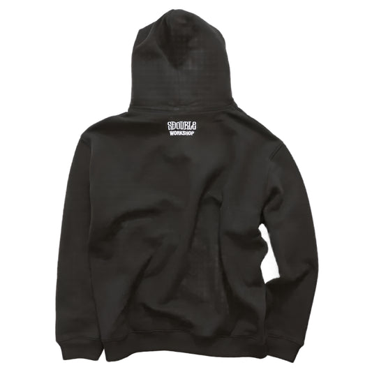 SDOUBLE Small Stock Mens Hoodie - Black
