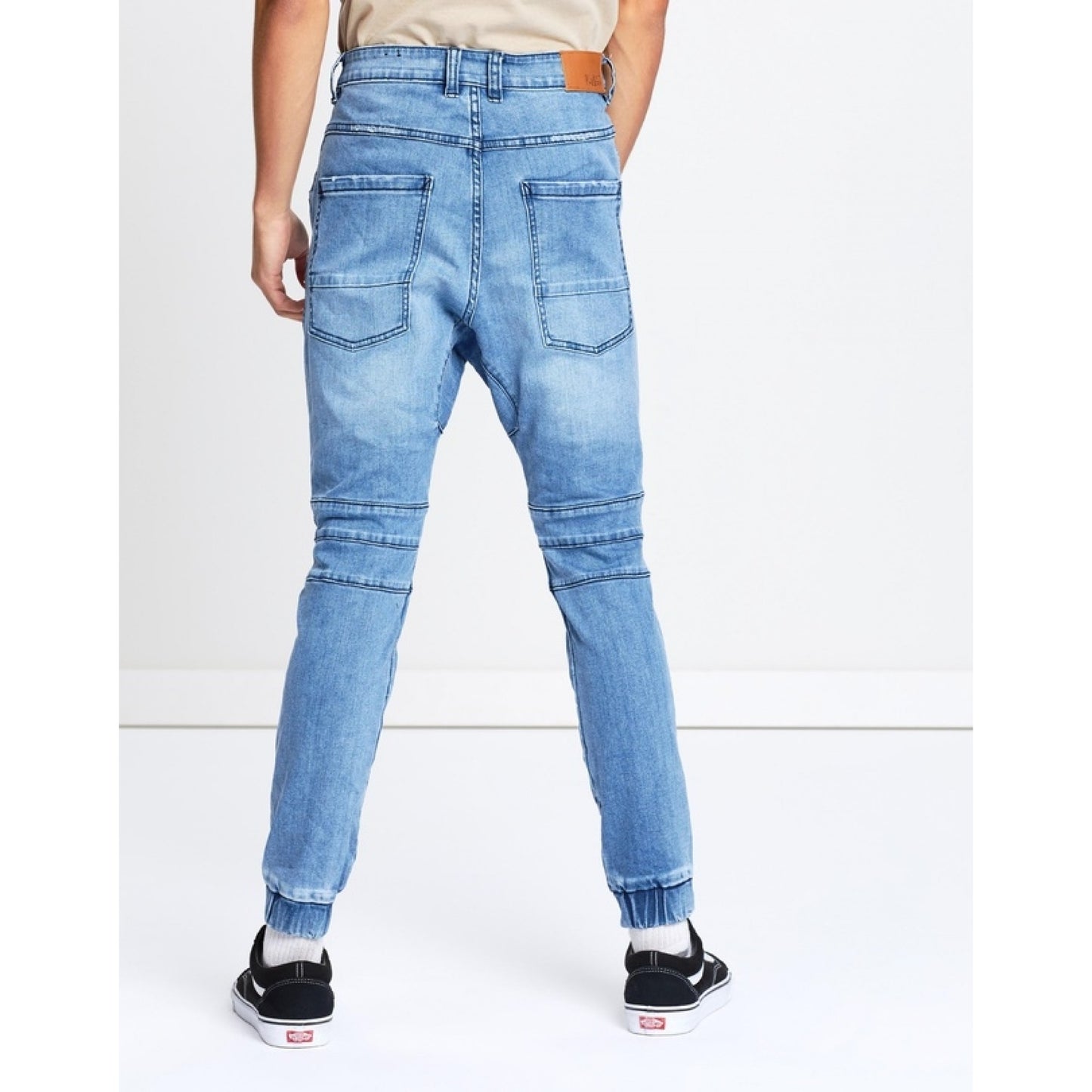 SILENT THEORY Outlaw Cuffed Mens Pant - Motley Blue - VENUE.