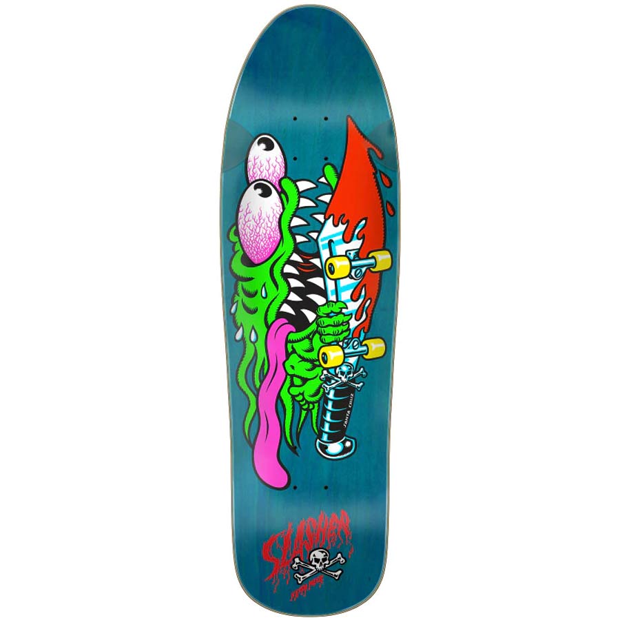 SANTA CRUZ Meek Slasher 9.23 X 31.67 Cruiser Deck - Blue