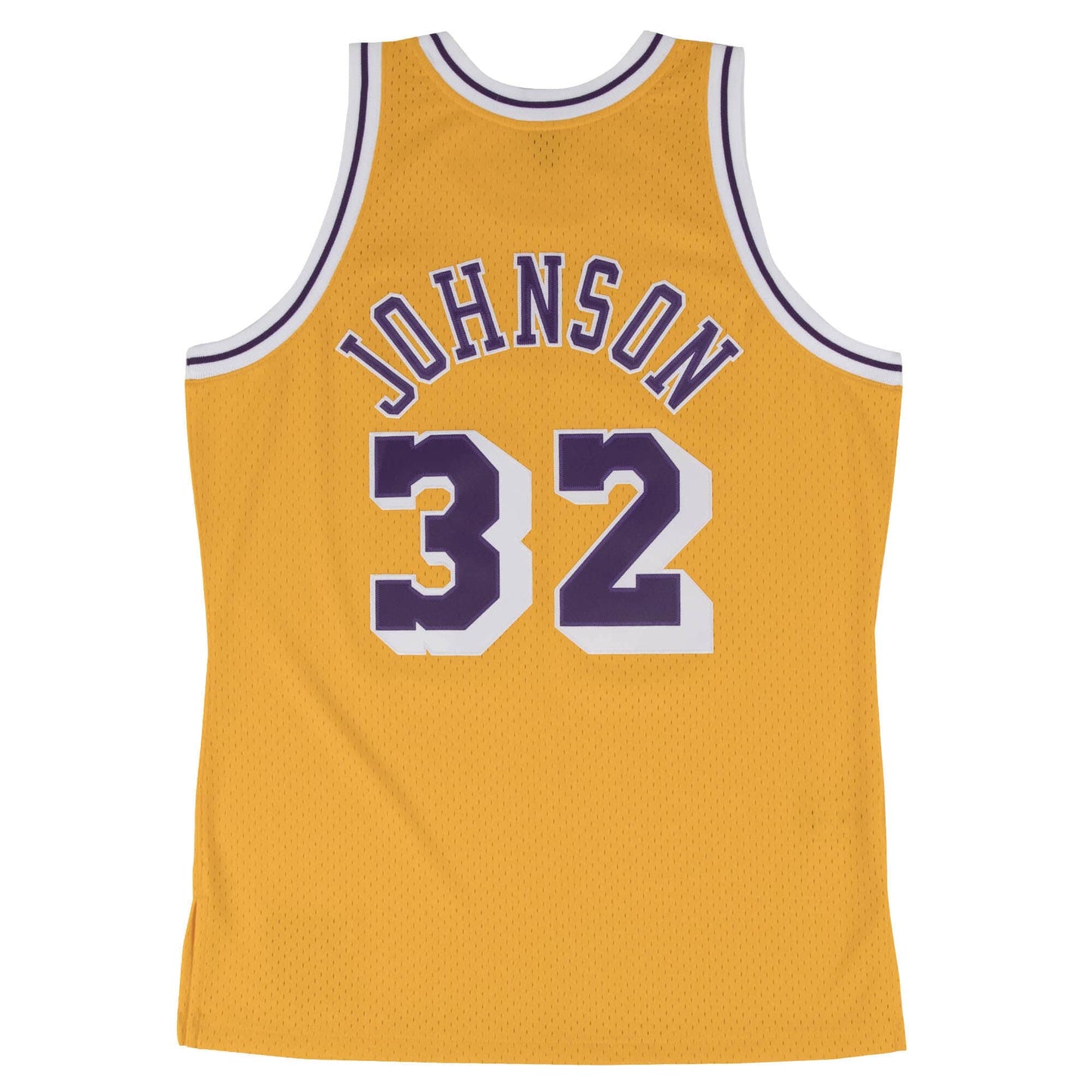 MITCHELL & NESS LA Lakers Magic Johnson 32 NBA Swingman Mens Jersey - Yellow