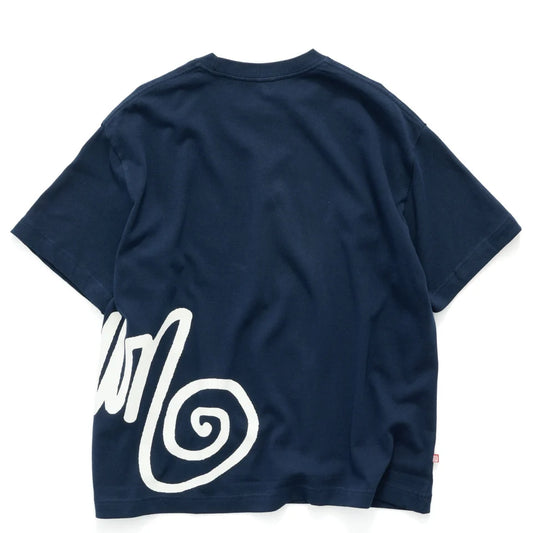 SDOUBLE Big Shawn Heavy Weight Tee - Overdye Navy