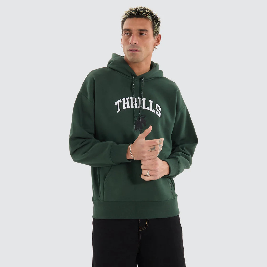 THRILLS Hard Knocks Mens Hoodie - Sycamore