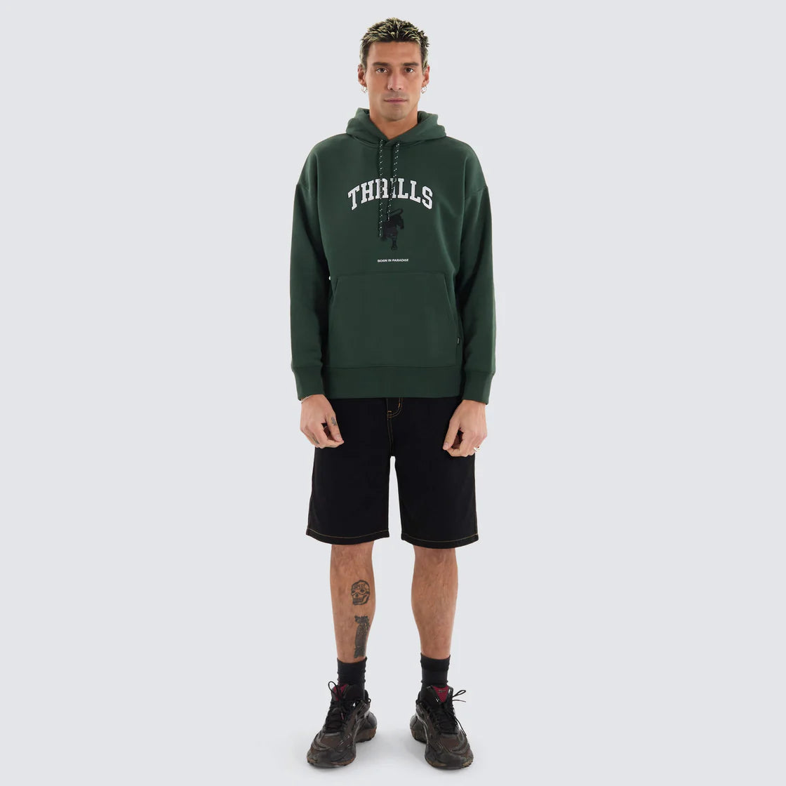 THRILLS Hard Knocks Mens Hoodie - Sycamore