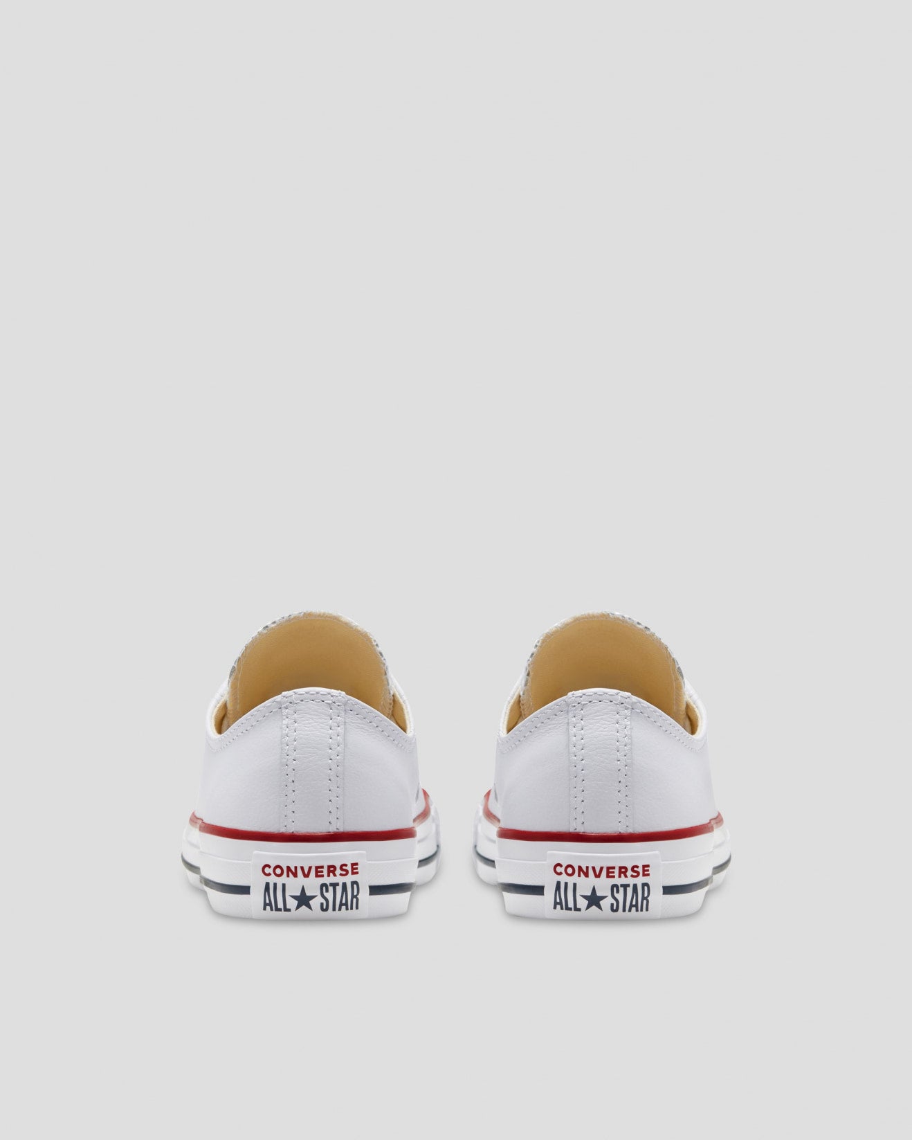 CONVERSE Chuck Taylor All Star Leather Low Shoe - White - VENUE.