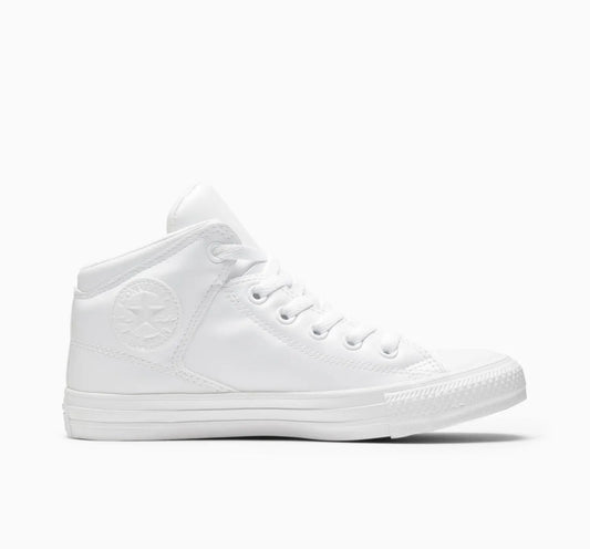 CONVERSE Chuck Taylor All Star High Street Mid Shoe - White/White/White