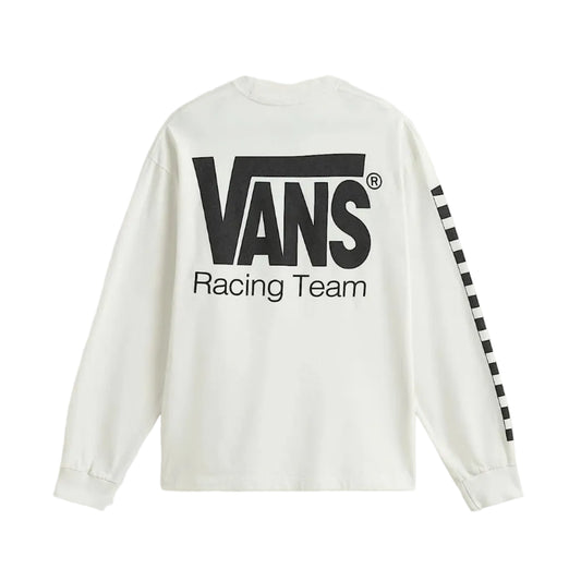 VANS Racing L/S Tee - Marshmallow