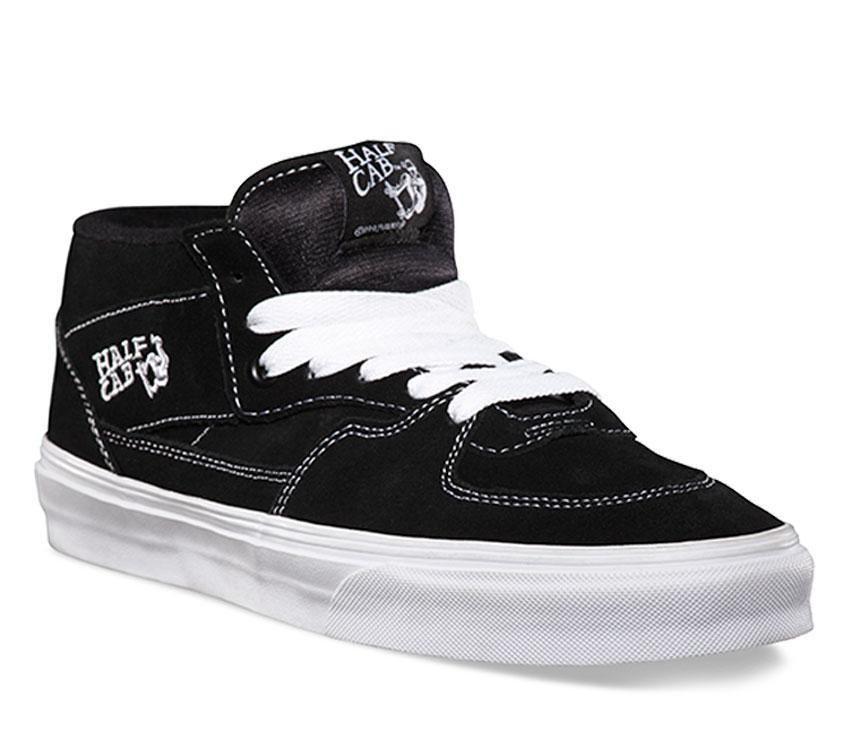 VANS Skate Half Cab Shoe - Black/White - VENUE.