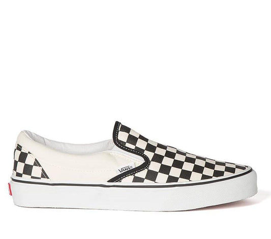 VANS Classic Slip On Shoe - Black & White Checkerboard - VENUE.