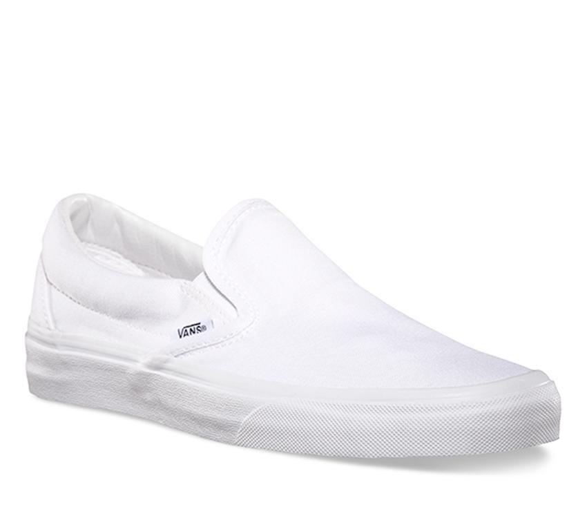 VANS Classic Slip On Shoe - True White - VENUE.