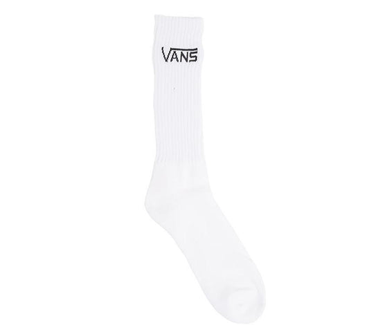 VANS Classic Crew 3pk Socks - White - VENUE.