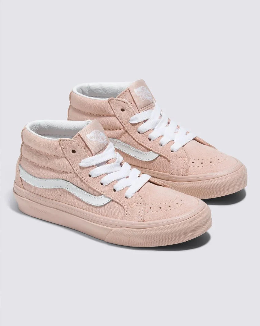 VANS Sk8-Mid Reissue Toddler Shoe - Pastel Mono Rose Smoke