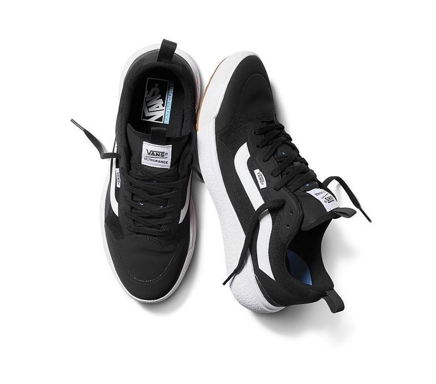 VANS Ultrarange Exo Shoe - Black/White - VENUE.