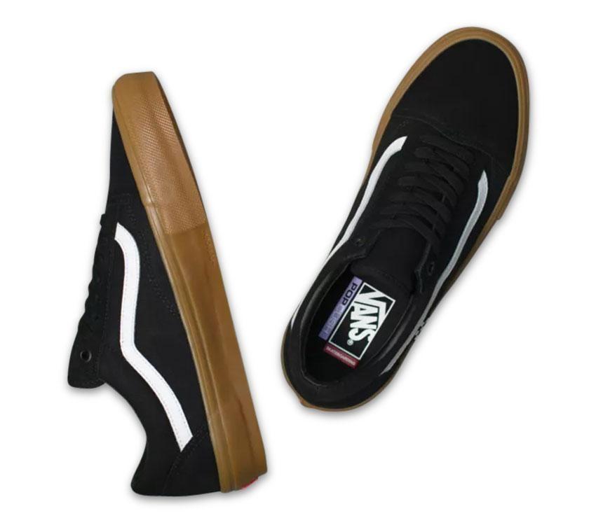 VANS Skate Old Skool Shoe - Black/Gum - VENUE.