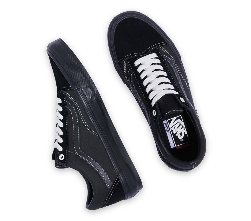 VANS Skate Old Skool Shoe - Black/Black - VENUE.