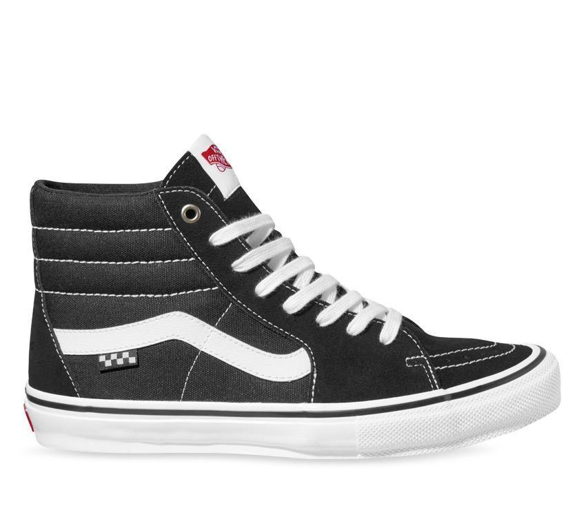 VANS Skate Sk8-Hi Shoe - Black/White - VENUE.