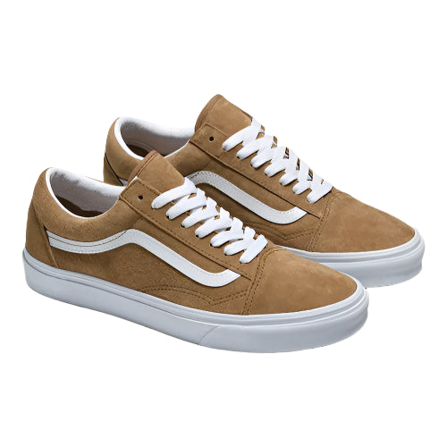 VANS Old Skool Shoe - Pig Suede/Tobacco Brown