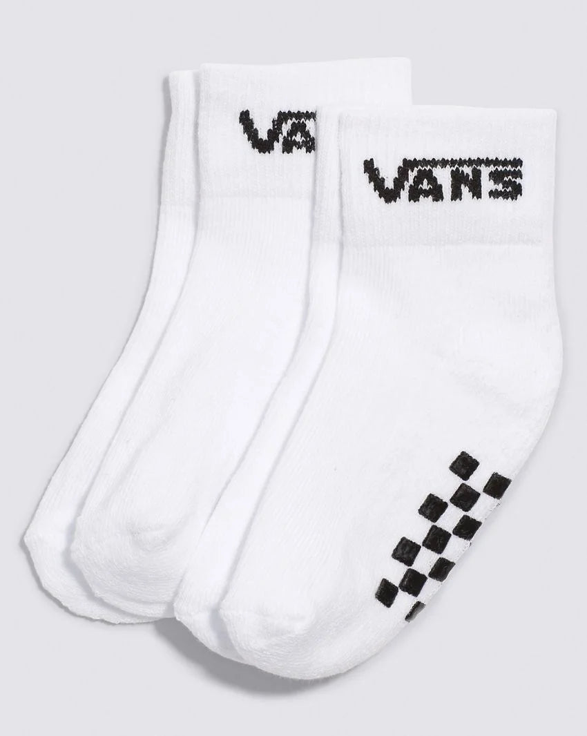 VANS Drop V 2pk Infant Socks - White