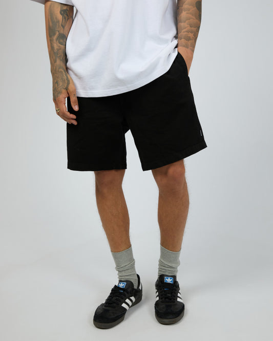 SILENT THEORY Walter Mens Shorts - Black