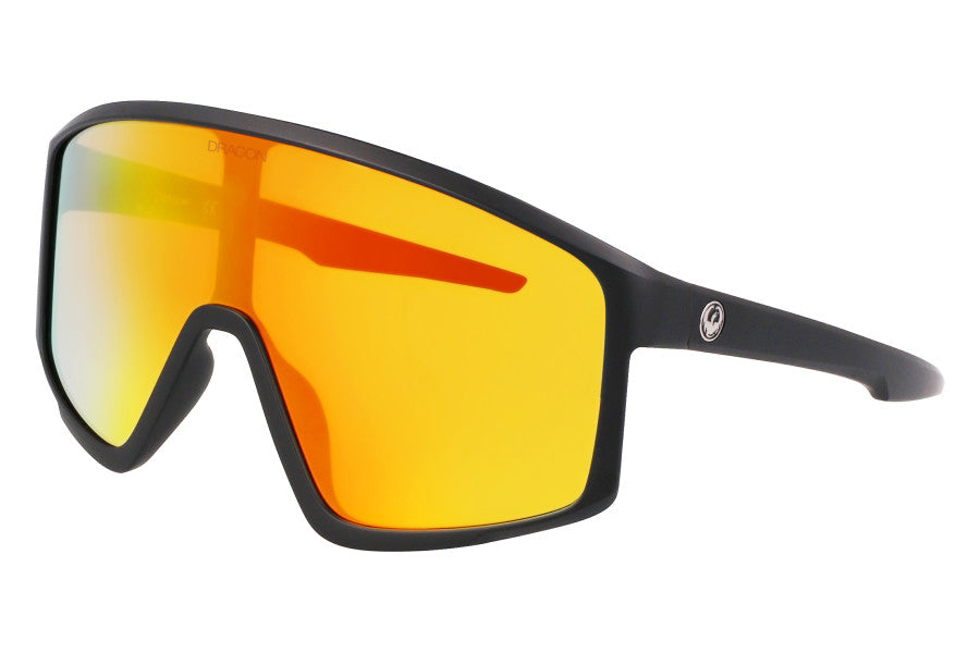 DRAGON Amped Sunglasses - Matte Black/LL Red Ion